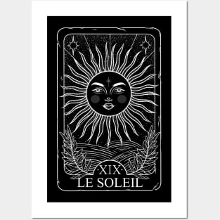 The sun tarot card Posters and Art